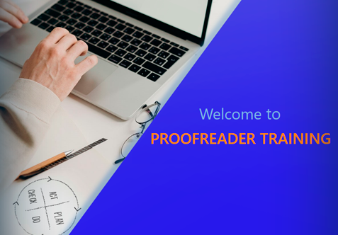 Proofreader training